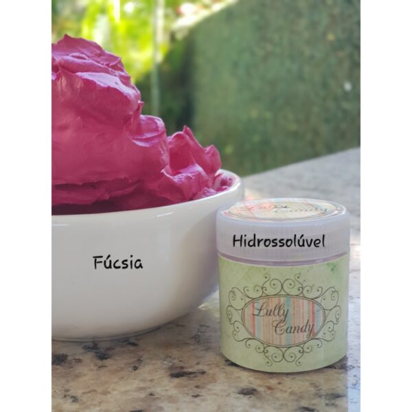 Corante Fucsia Hidrossoluvel com 5g