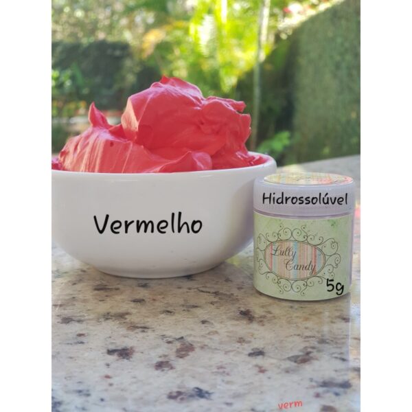 Corante Vermelho Hidrossoluvel com 5g