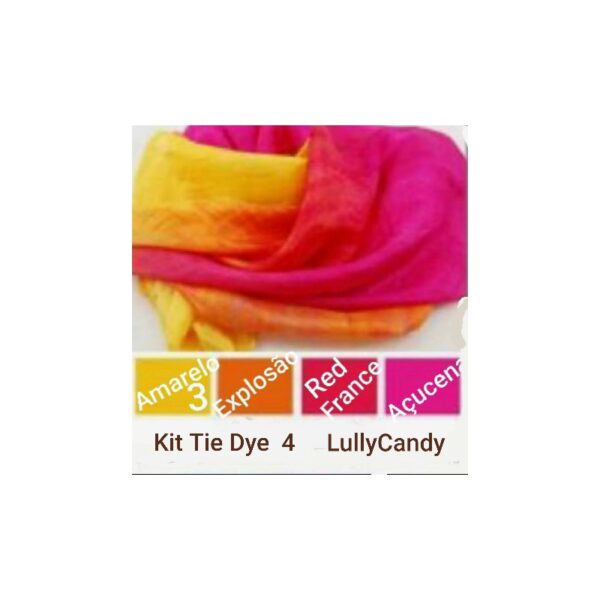 Conjunto Fosco Tie Dye 4 com 4 corantes