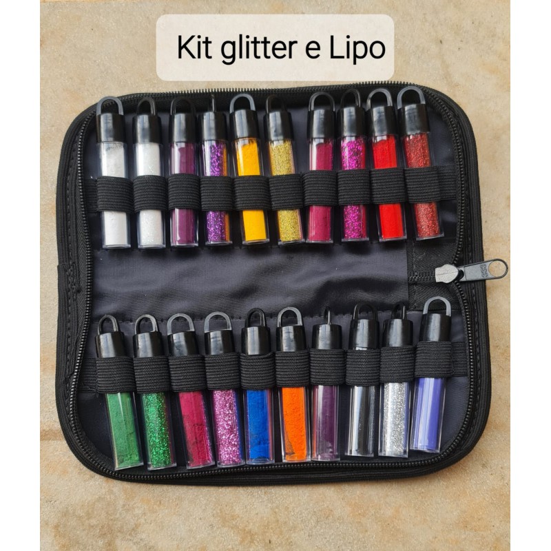 Kit Glitter e Lipo