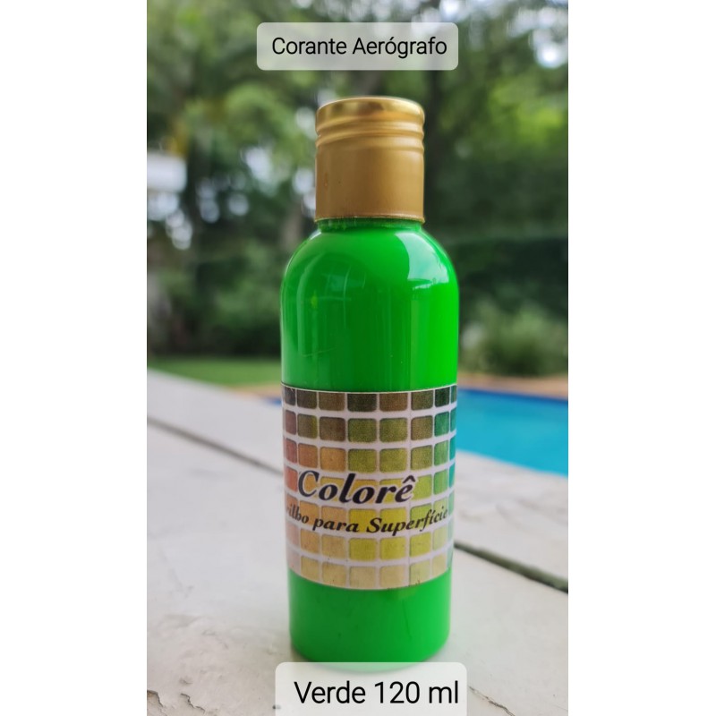 Corante Liquido Aerografo Verde