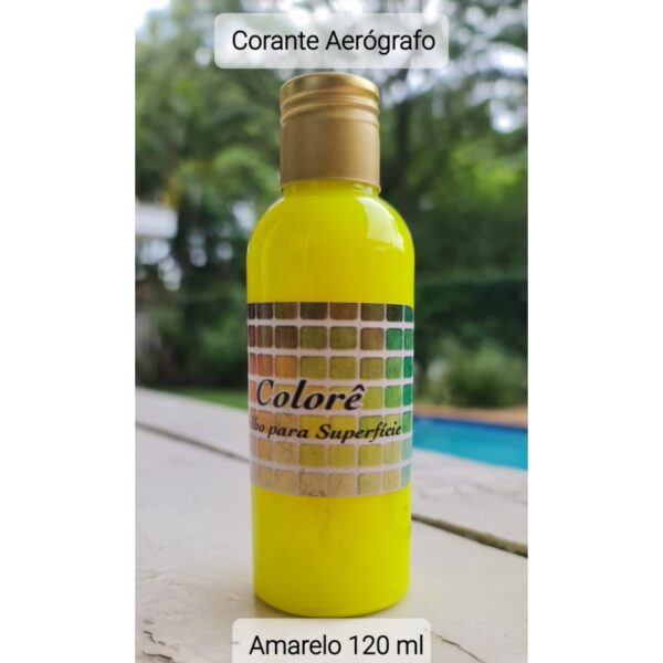 Corante Liquido Aerografo Amarelo