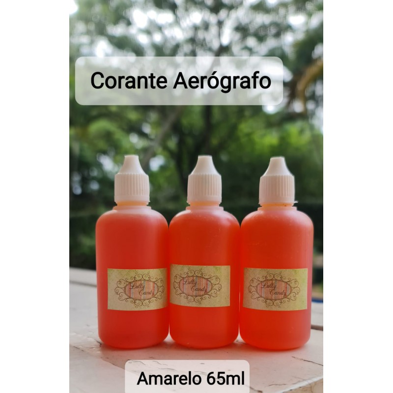 Corante Liquido Aerógrafo Amarelo